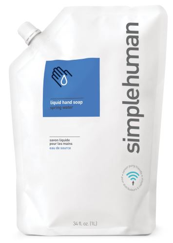 Hydratační tekuté mýdlo Simplehuman – 1 l náhradní náplň s vůní spring water