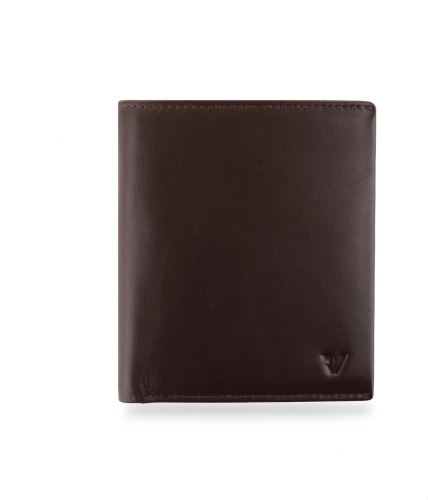 Peňaženka Roncato pánska peňaženka malá vertikálna Pascal 910 hnedá