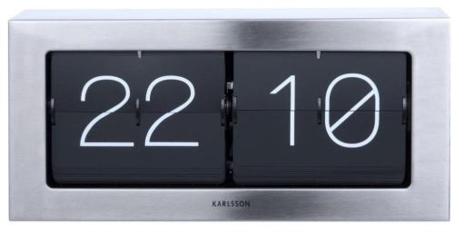 Dizajnové nástenné / stolové preklápací hodiny 5642ST Karlsson 37cm