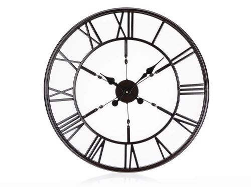 Nástěnné hodiny HOME DECOR Nástěnné hodiny Antic black 60 cm