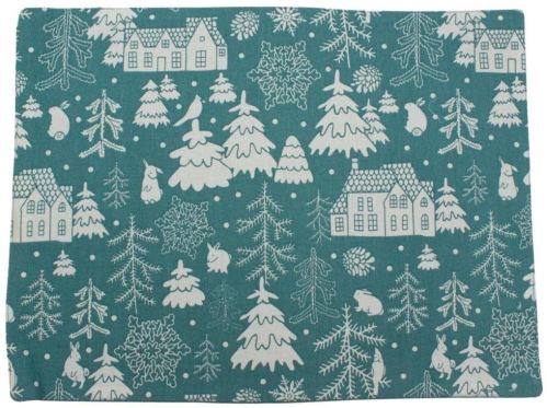 Prostírání Home Elements Textilní prostírání 33 x 45 cm, Zimní les