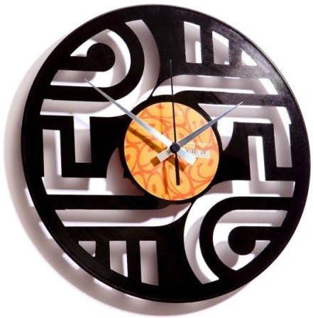 Dizajnové nástenné hodiny Discoclock 015 Geometry 30cm