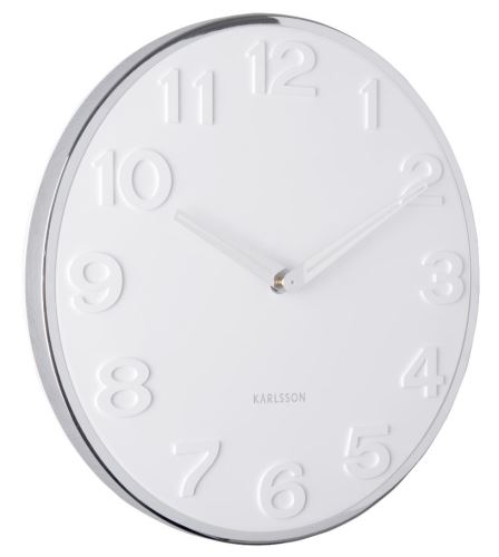 Dizajnové nástenné hodiny 5759WH Karlsson 30cm