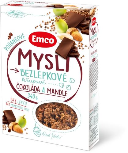Müsli Emco Mysli pohánkovej - čokoláda a mandle 340g