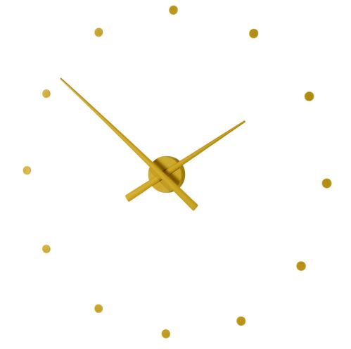 Dizajnové nástenné hodiny Nomon OJ horčicovej 50cm