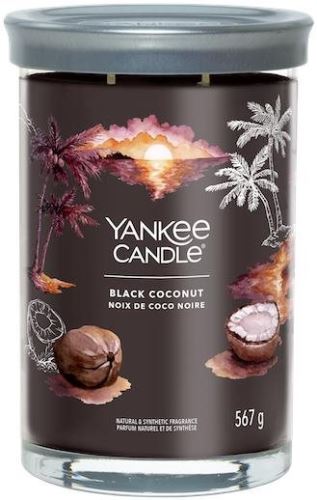 Sviečka YANKEE CANDLE Signature 2 knôty Black Coconut 567 g