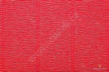 Krepový papír role 50cm x 2,5m - červená 580