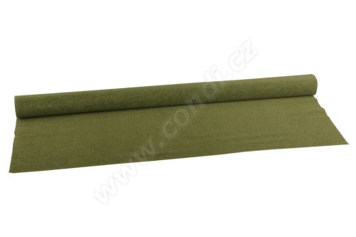 Krepový papier 90g rolka 50cm x 1,5m - 366 light olive green