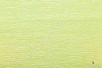 Krepový papír role 50cm x 2,5m - sv. zelená 558