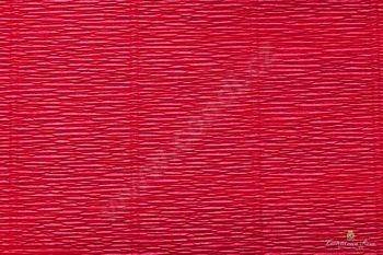 Krepový papír role 50cm x 2,5m - tm. červená 586