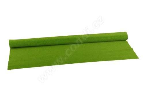 Krepový papier 90g rolka 50cm x 1,5m - 396 apple green
