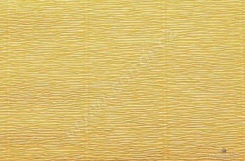 Krepový papier role 50cm x 2,5m - žltozelený 579