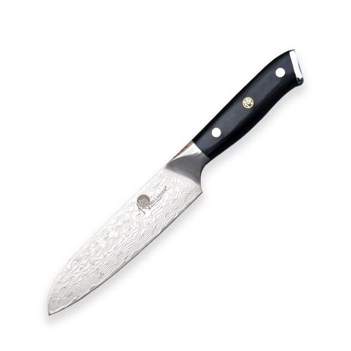 nôž Santoku 5 "(130mm) Dellinger Samurai Professional Damascus vg-10