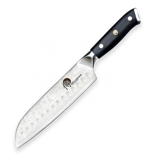nôž Santoku 7 "cullens (170mm) Dellinger Samurai Professional Damascus vg-10