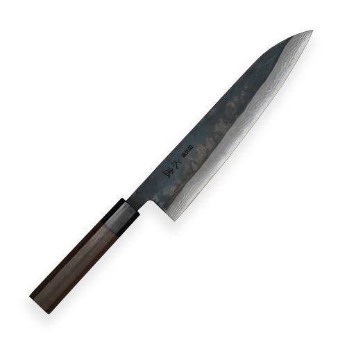 nôž Gyuto / Chef 210 mm - Kiya - Suminagashi - Damascus 11 layers