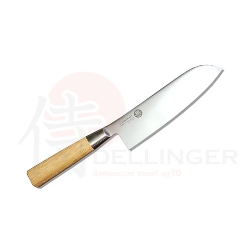 Santoku 167mm-Suncraft Senza Bamboo-High carbon-japonský kuchynský nôž